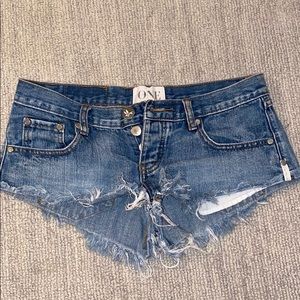 One teaspoon Jean shorts